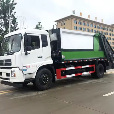 Cina Dongfeng 12m3 Compactor Truk Sampah Sampah Truk Penghancur Sampah 4x2
