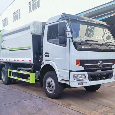 Dongfeng 8m3 Truk pengkompresan sampah Pengumpulan tempat sampah Truk pembuangan sampah