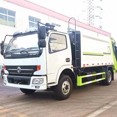 Dongfeng 8m3 Truk pengkompresan sampah Pengumpulan tempat sampah Truk pembuangan sampah