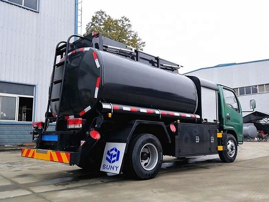 China DONGFENG 5cbm Tanker bahan bakar Truk Petrokimia kecil Truck penyimpanan minyak 4X2
