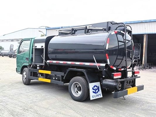 China DONGFENG 5cbm Tanker bahan bakar Truk Petrokimia kecil Truck penyimpanan minyak 4X2