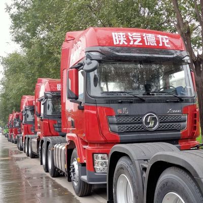 Shacman Sinotruck Dongfeng Traktor Truk Kepala Truk Truk Euro 3 385HP 6X4