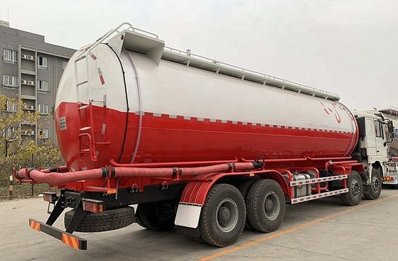 Shacman M3000 Bulk Cement Tanker Truck Untuk Transportasi 10 Kecepatan 6×4