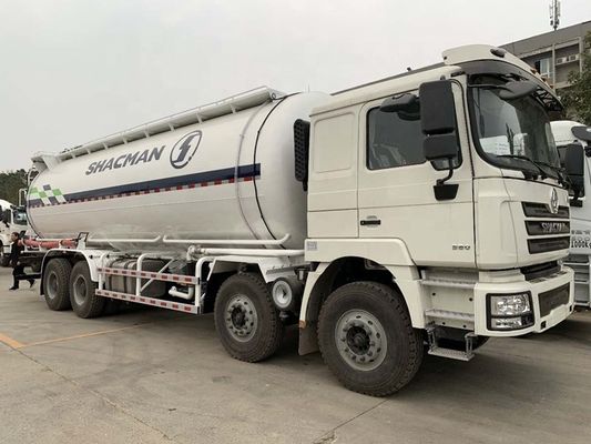 Shacman M3000 Bulk Cement Tanker Truck Untuk Transportasi 10 Kecepatan 6×4