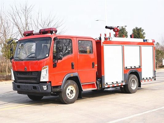 SINOTRUK HOWO 5cbm 12cbm Truk pemadam kebakaran Truk pemadam kebakaran darurat