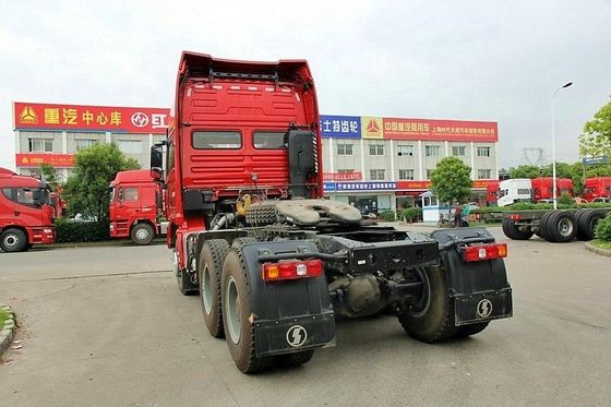 Shaanxi Shacman Heavy Truck Kepala Traktor Traktor 6X4 4X2 Kemudi Kiri Dengan Mesin WEICHAI