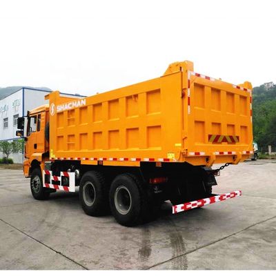 4X2 kecil Shacman Tipper Truk 10 Ton Euro 2 8 Wheeler Dumper Truk