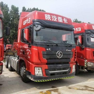 Shaanxi Shacman Heavy Truck Kepala Traktor Traktor 6X4 4X2 Kemudi Kiri Dengan Mesin WEICHAI