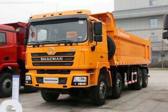 Shaanxi Shacman F3000 Truk Pengeboran 8x4 Truk Tipper 60 Ton Pengangkutan Pertambangan