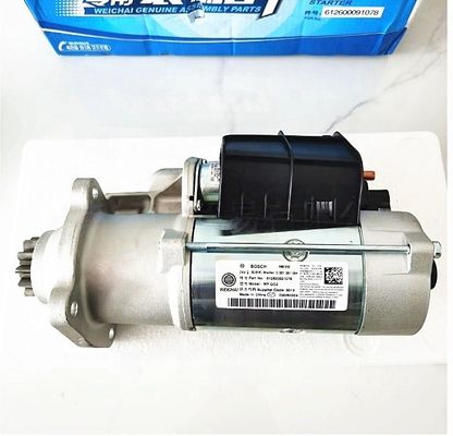 Shacman Truck Diesel Weichai Engine Starter Motor WD12 WP12/ 612600091078/612600091076