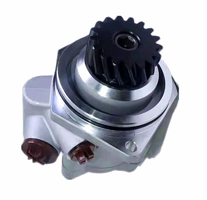 Bagian mesin Howo WD615 Power Steering Pump Oil Pump 7077955307 Asli