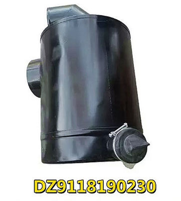 Shacman truk suku cadang Mesin air filter perakitan Air filter elemen DZ9118190230 pabrik asli untuk perbaikan
