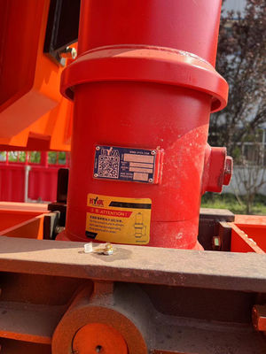 Mesin Weichai Kontainer yang dapat disesuaikan dan traktor flatbed dump truck semi trailer