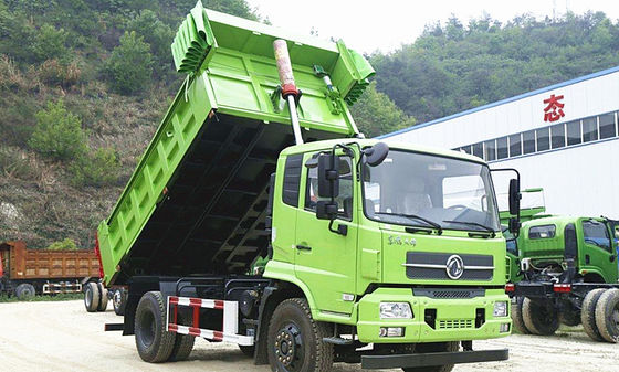 Dongfeng 10 Ton RHD 4X2 Tipper Truck untuk Cargo Carry dengan Model Mesin B17033 dan Standar Emisi Euro 2